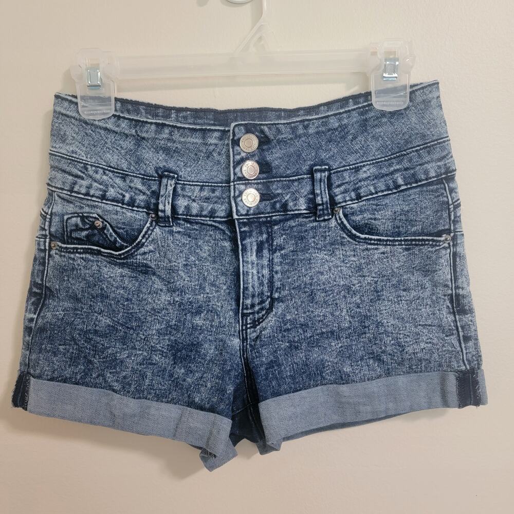 YMI Wanna Betta Butt High Rise Denim Shorts SZ 7/28